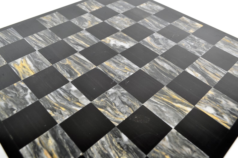 Mid Century Marble stone chess board bottle traycoffee table decormad man decorchess decor