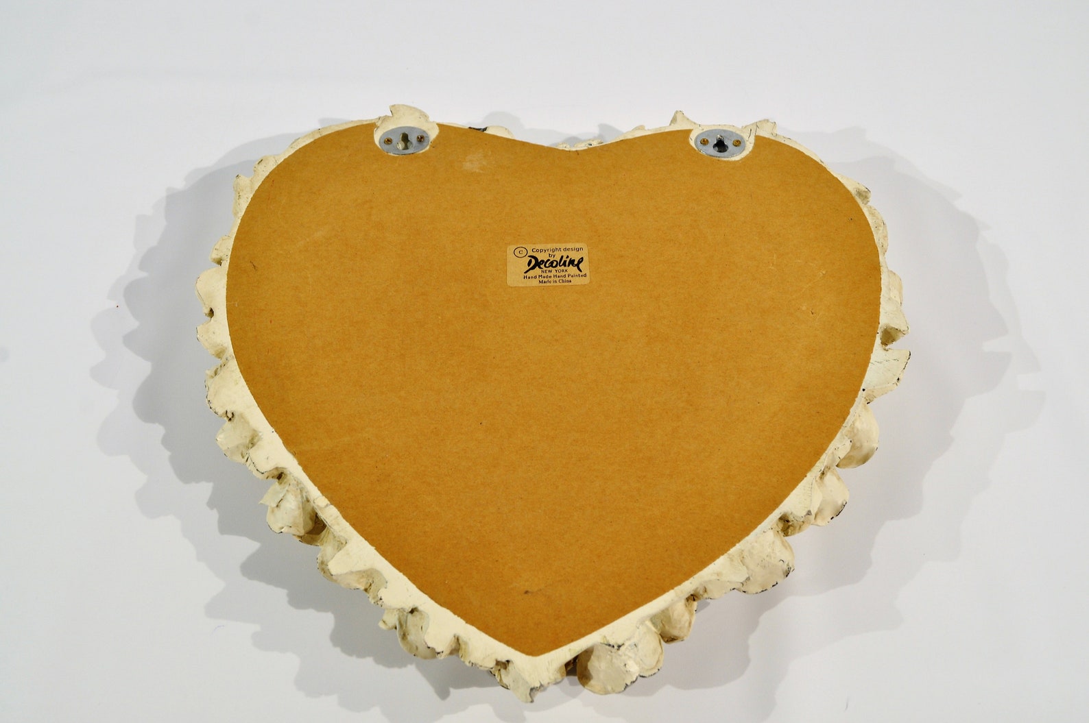 Mirror Vintage Decoline New York Heart Rose/ Heart Shaped Etsy