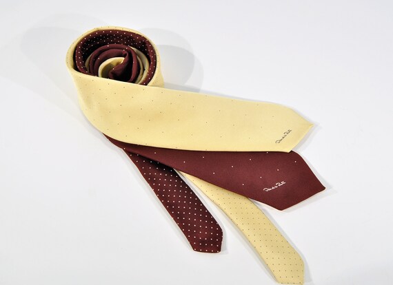 vintage oscar de la renta tie
