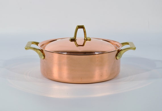 Vintage 2 Qt Paul Revere Ware Copper Pot 