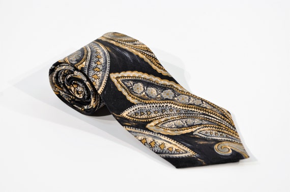 Oscar de la Renta Couture Collection Tie Paisley … - image 7