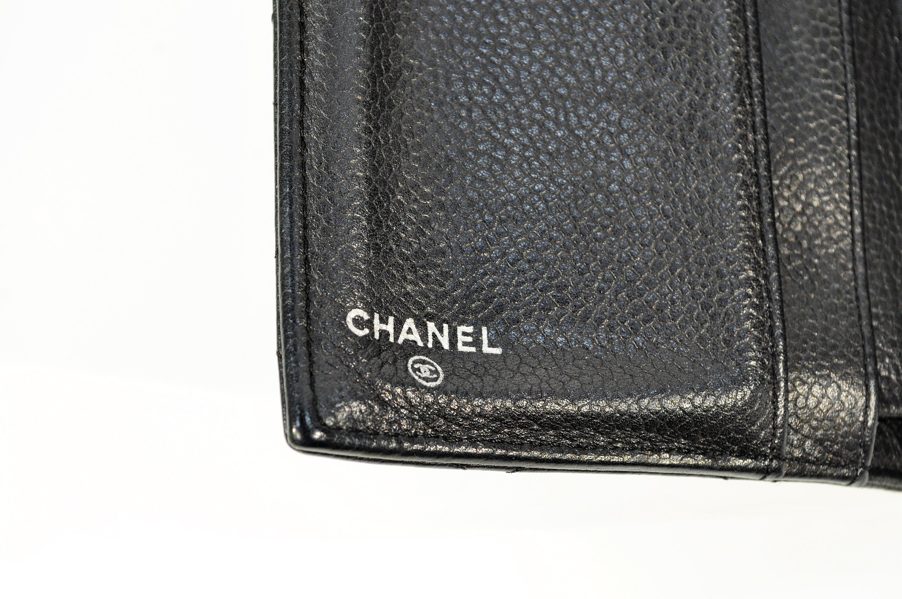 Chanel 2006-2008 Interlocking CC Logo Trifold Wallet