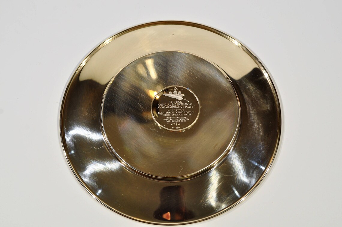 The Official Bicentennial Commemorative Plate/Bicentennial Etsy