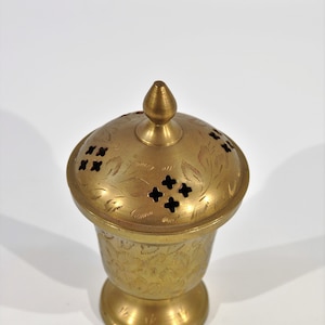 Brass incense lamp/burner/ Moroccan incense burner