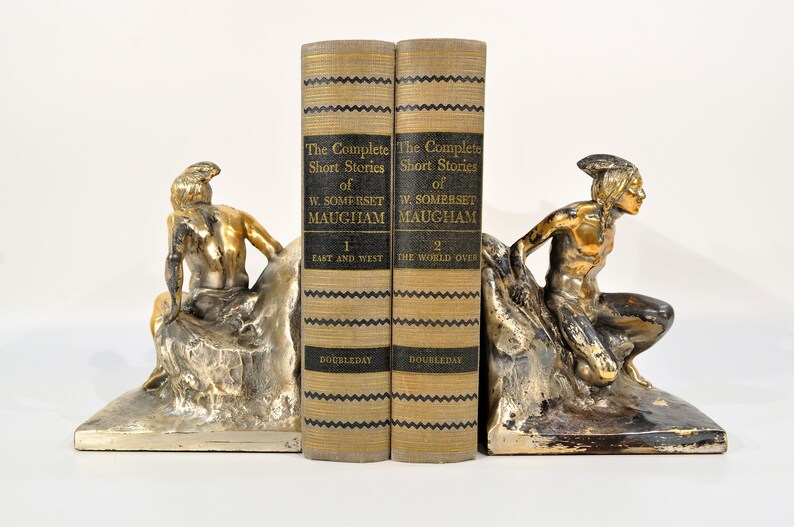 Made in USA Indian Scout Bookend by P.M. Craftsman /native Etsy