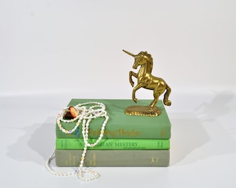 Brass Unicorn Statue