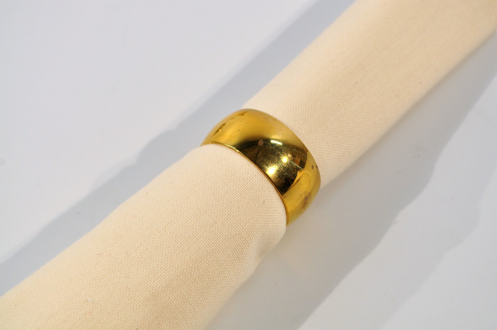 Set of 6 Vintage Brass Napkin Rings Etsy