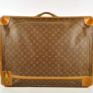 Custom Vintage LOUIS VUITTON Monogram Hand Painted Champagne Snap