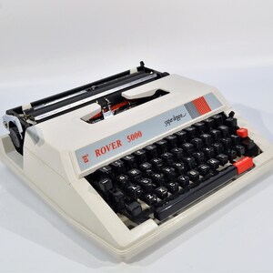 Retro Typewriter Rover 5000 Super DeLuxe /Lightly Used