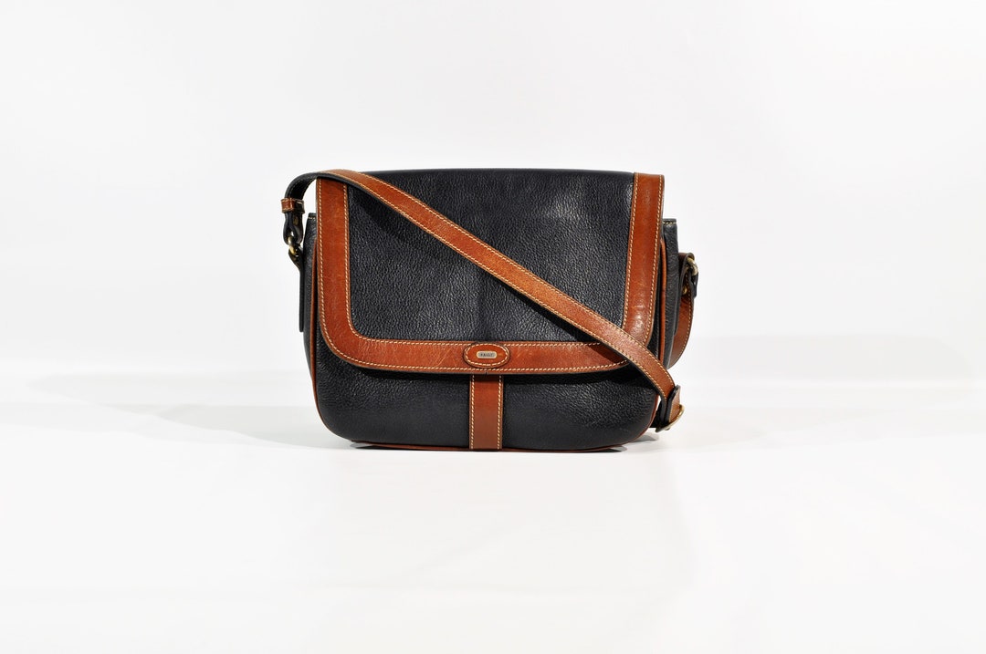 Vintage Bally Crossbody Leather Bag Made in Italy Etsy
