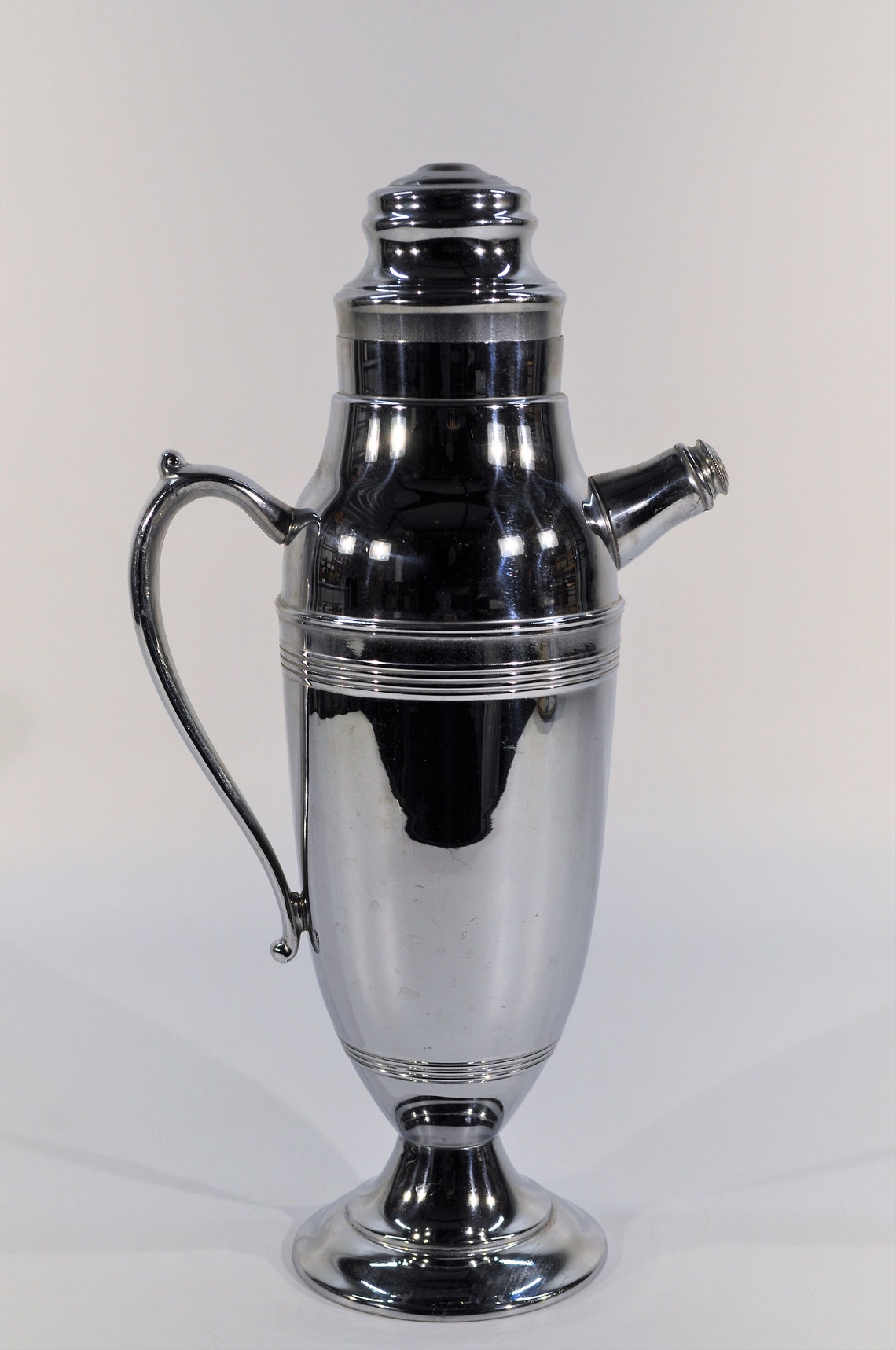 Chrome Cocktail Martini Mixer/Cocktail Mixer Pitcher/Decanter Etsy Italia