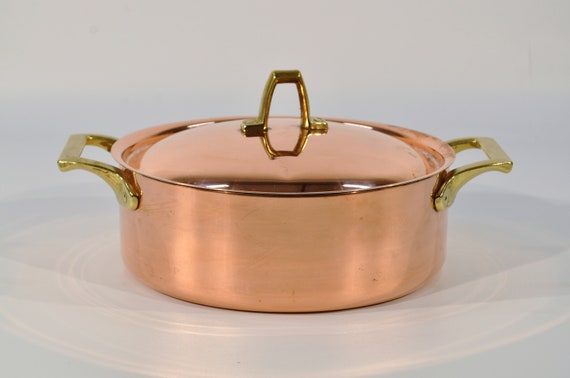 Vintage LOT 4 of Revere Ware Pots with Lids - Some Copper Clad- 1 2 Quart  Pots