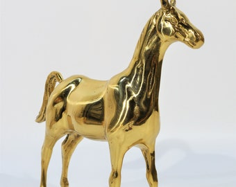 10'' Tall Mid Century Modern Brass  Horse