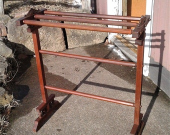 Antique Rare Ornate Victorian Sheet Music Holder Solid Walnut Wood 1890s