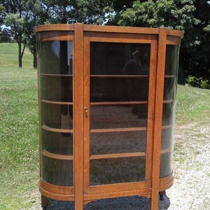 Arts And Crafts Mission Style China Cabinet Made Of Solid Etsy