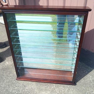 Vintage Brass and Glass Shelves - Etsy