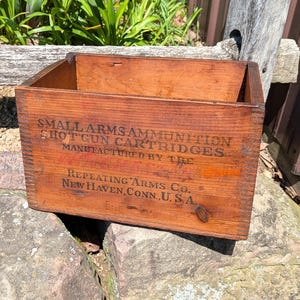 Winchester Wooden Ammo Box - Etsy