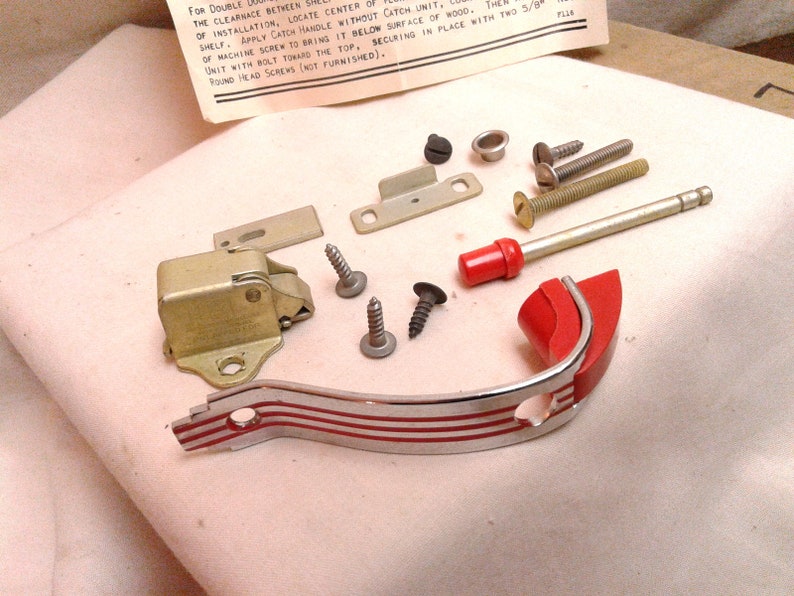 Amerock Er Chrome Cabinet Catch W Red Lines And On No E 08760 Nos