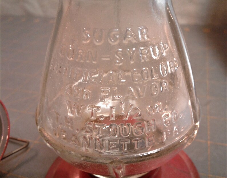 Antique Railroad Lantern Candy Container Pa T H Etsy