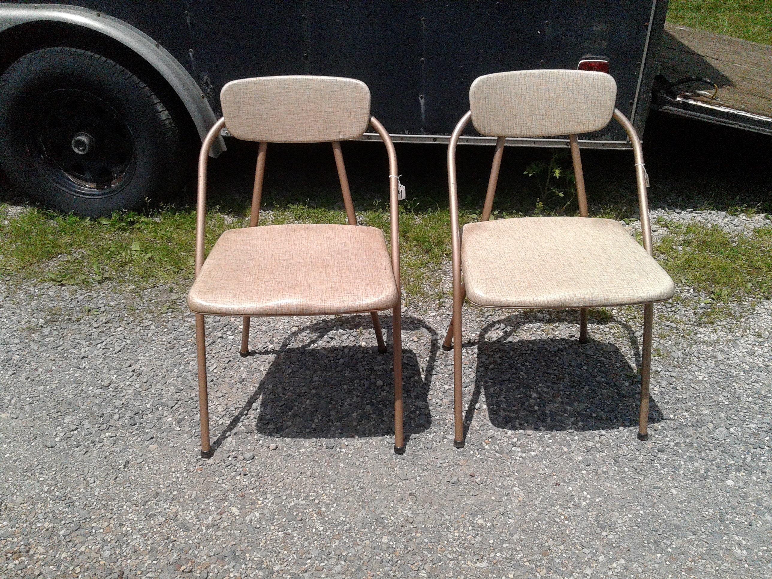 2 Vintage Mid Century Atomic Cosco Stylaire Hamilton Metal - Etsy