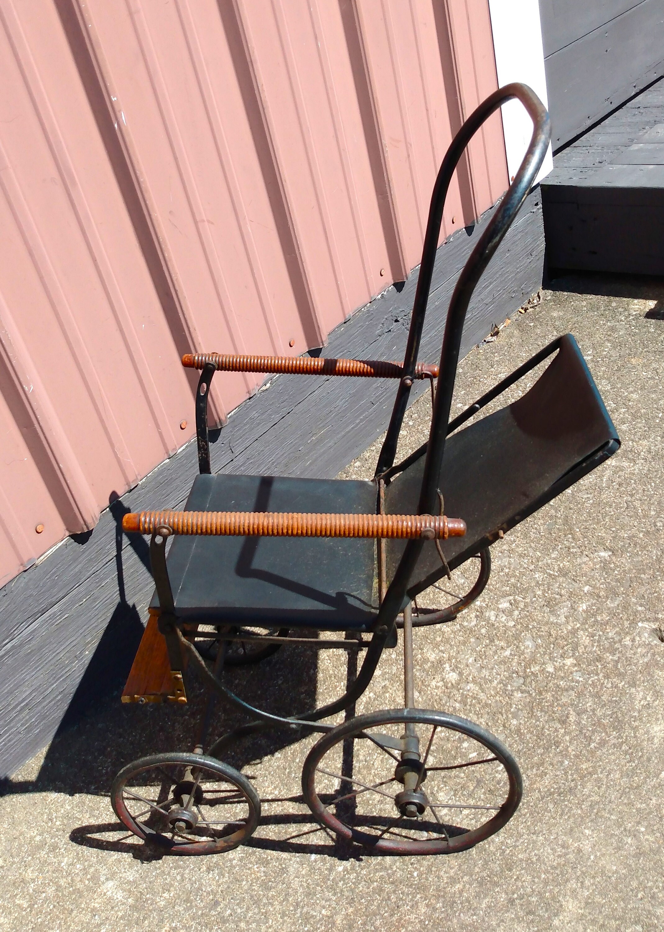 USA Vintage doll cartドールカート　babycar VINTAGE BABY DOLL STROLLER VICTORIAN STYLE,HANDMADE CARRIAGE