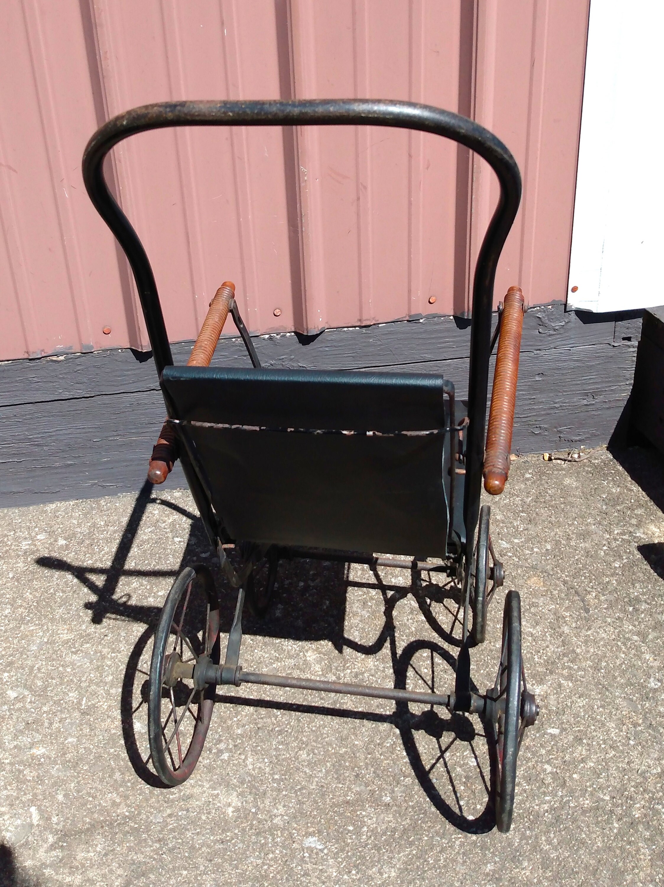 USA Vintage doll cartドールカート　babycar VINTAGE BABY DOLL STROLLER VICTORIAN STYLE,HANDMADE CARRIAGE