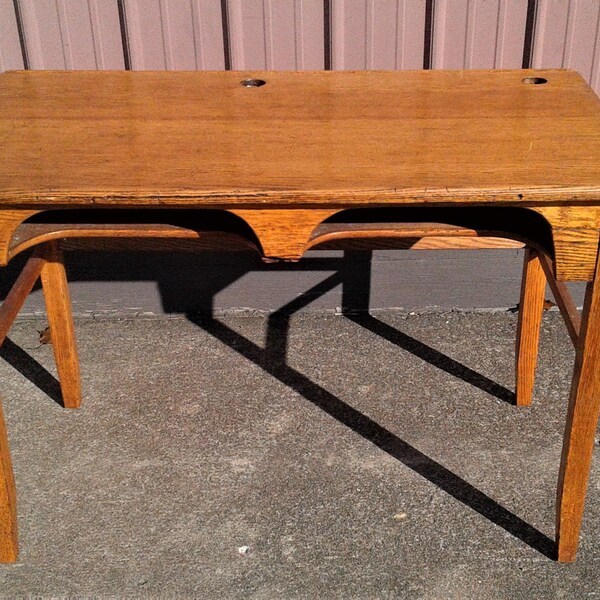 Antique School Desk Etsy