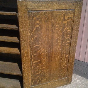 Antique Mission Style One Door Document Flat File Storage Cabinet Quarter Sawn Oak 1910 image 4