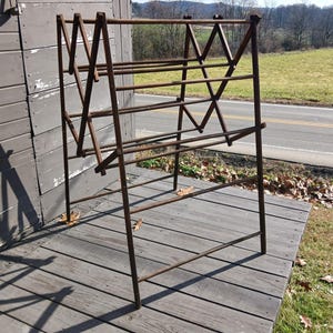 Antique Folding Rack - Etsy