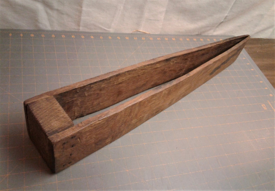 Antique Wooden Leather Harness Makers Hand Held Vise Primitive 1860s Etsy