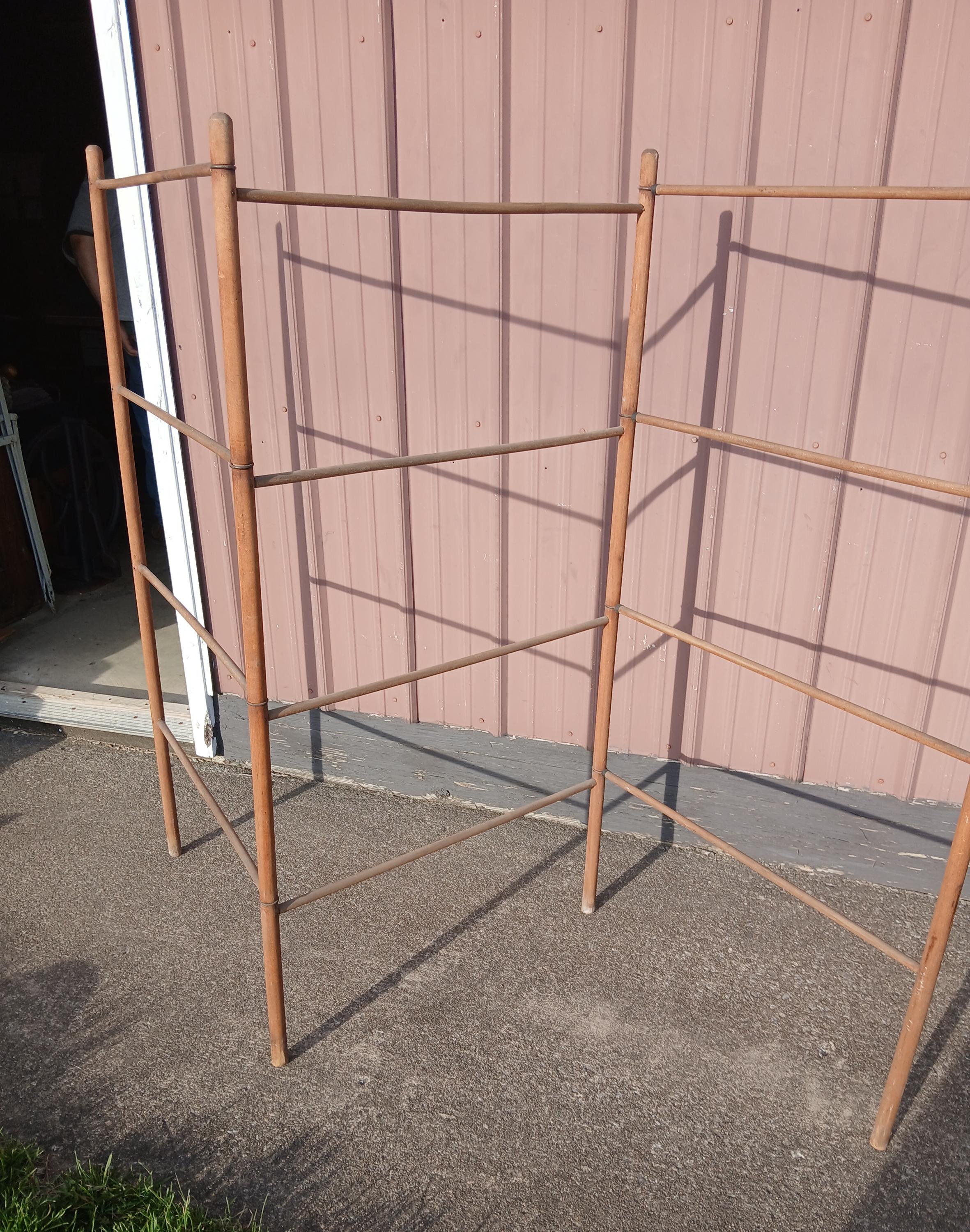 Antique Wooden Trifold Ladder Drying Rack 1900s - Etsy