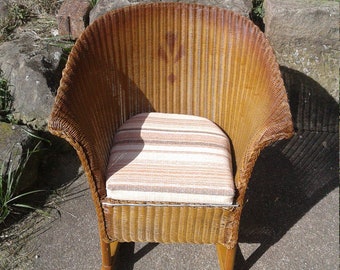 Antique Original Wicker Child's Rocking Chair Bloch USA 1920s