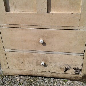 Antiguo armario de despensa de pino primitivo rústico con | Etsy