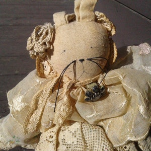 Vintage Primitive Bunny Rabbit Doll Amelia W Baby Bunny Doll - Etsy