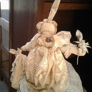 Vintage Primitive Bunny Rabbit Doll Amelia W Baby Bunny Doll - Etsy