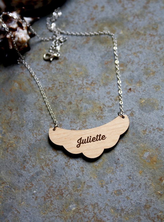 Custom Wood Necklace 2025