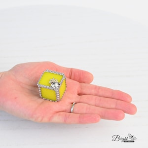 Stained Glass Box Tiny Jewelry Holder Ring Storage Miniature Gift Item Handmade Keepsake Container Small Earring Organizer Trinket Surprise