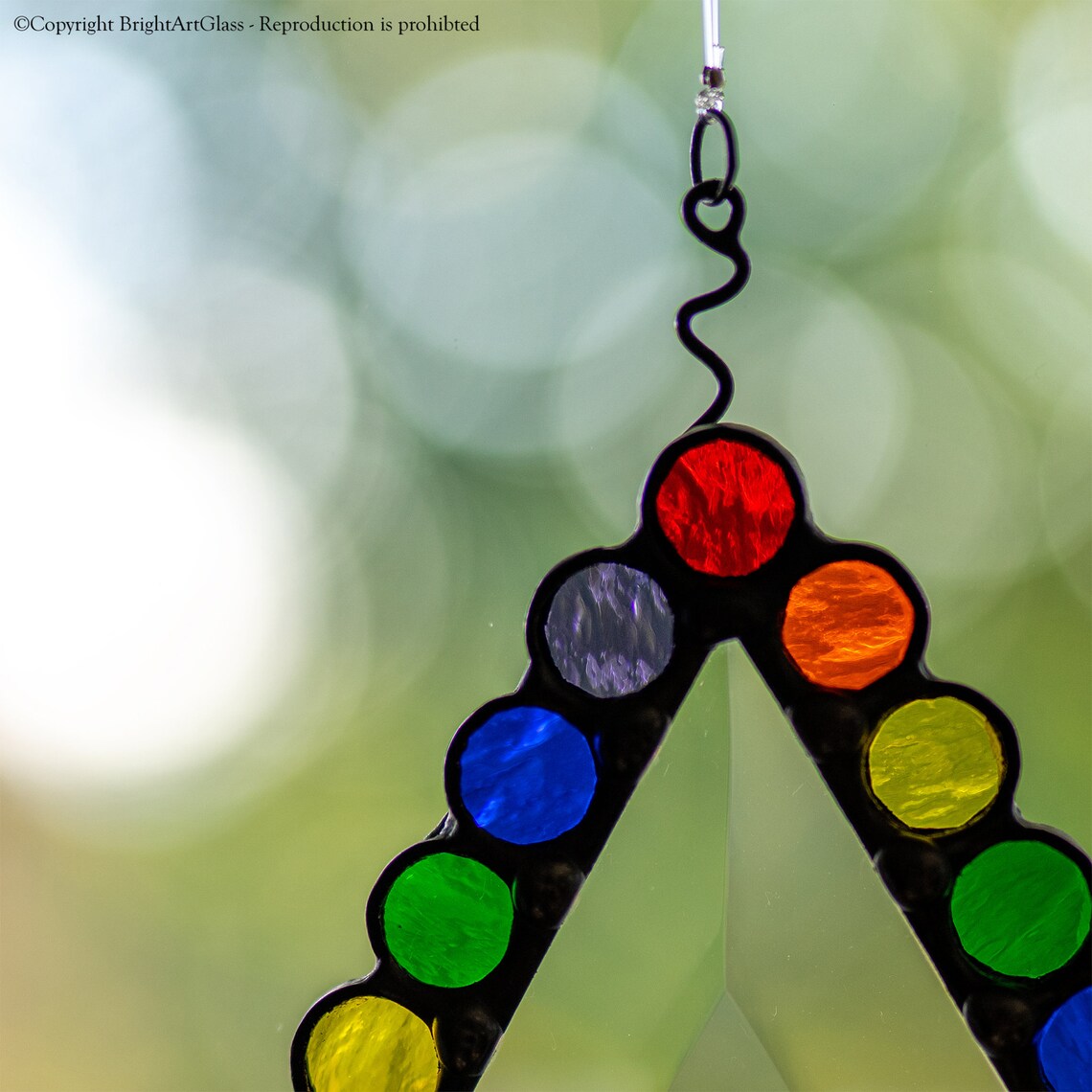 Stained Glass Bevel Art Stained Glass Jewel Art Stained Etsy