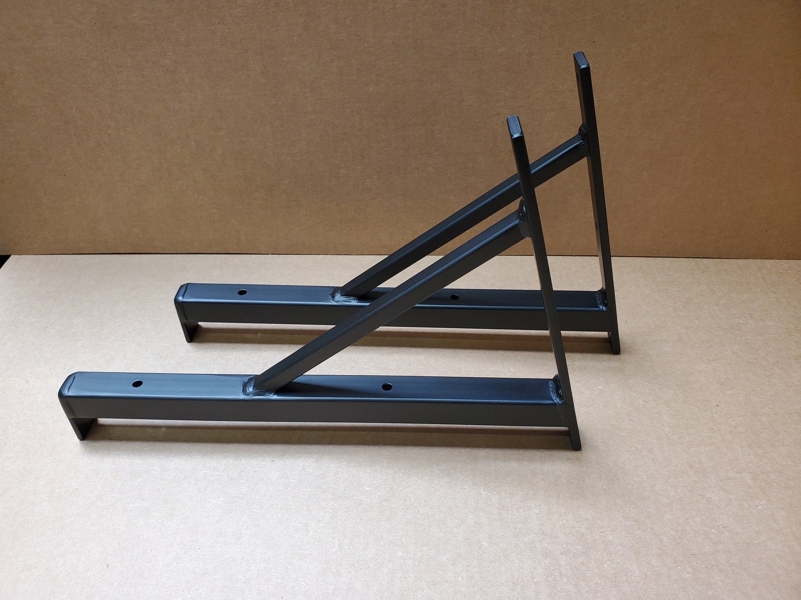 Angled Shelf Bracket with Support. 15 25 35 45 degree angle Etsy