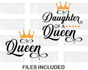 Download Mom and daughter svg | Etsy