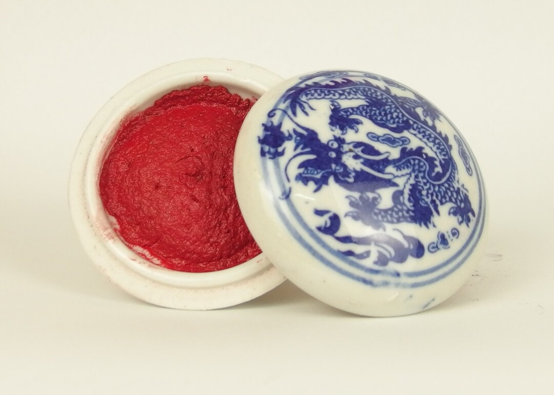 Red Ink Paste / Chinese Ink Set / Chinese Ink Paste / Traditional Red