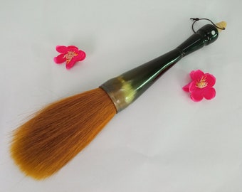 Brosse de calligraphie chinoise super grande / 12 pouces / brosse de cheveux de belette / brosse de peinture d’encre de Sumi-E / pinceau asiatique d’aquarelle ou d’encre