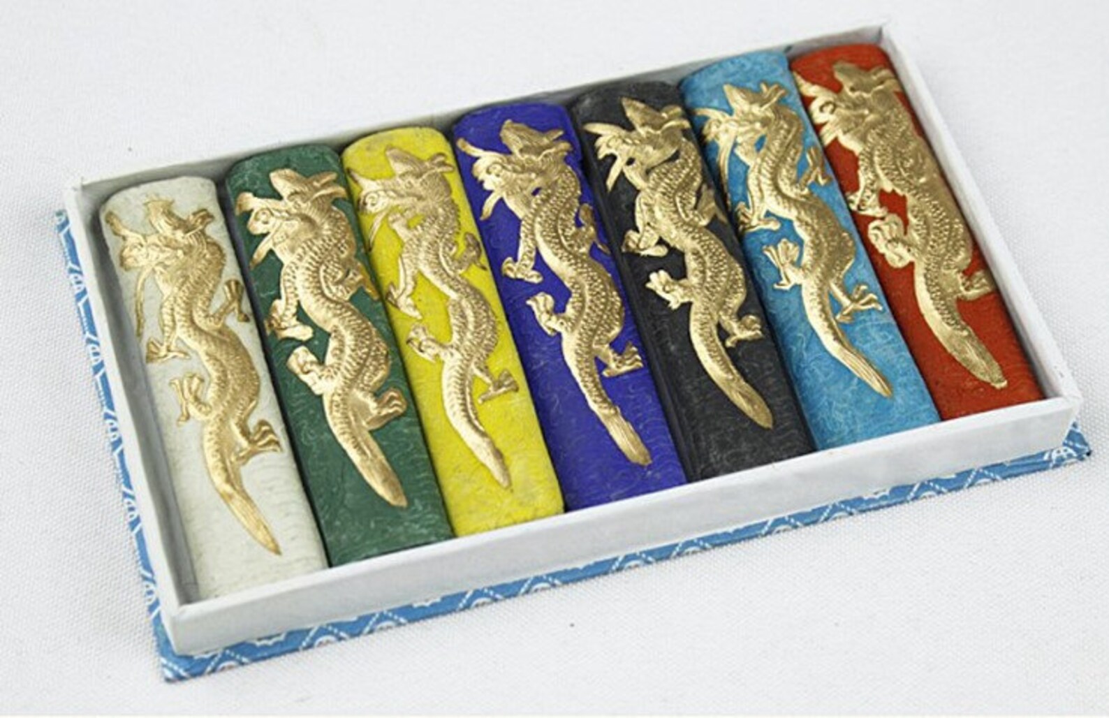Colored Ink Sticks / Dragon Ink Sticks / Set of 7 Colors China Etsy