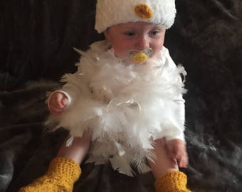 chicken costume baby girl