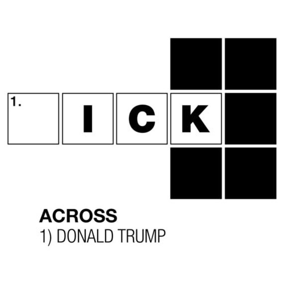 Anti Donald Trump Crossword Puzzle T-shirt - Etsy