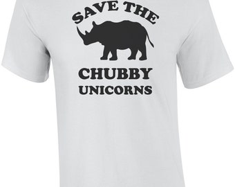Save the chubby unicorns t-shirt