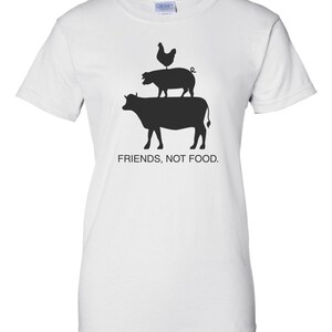 Friends, Not Food - Vegetarian T-Shirt