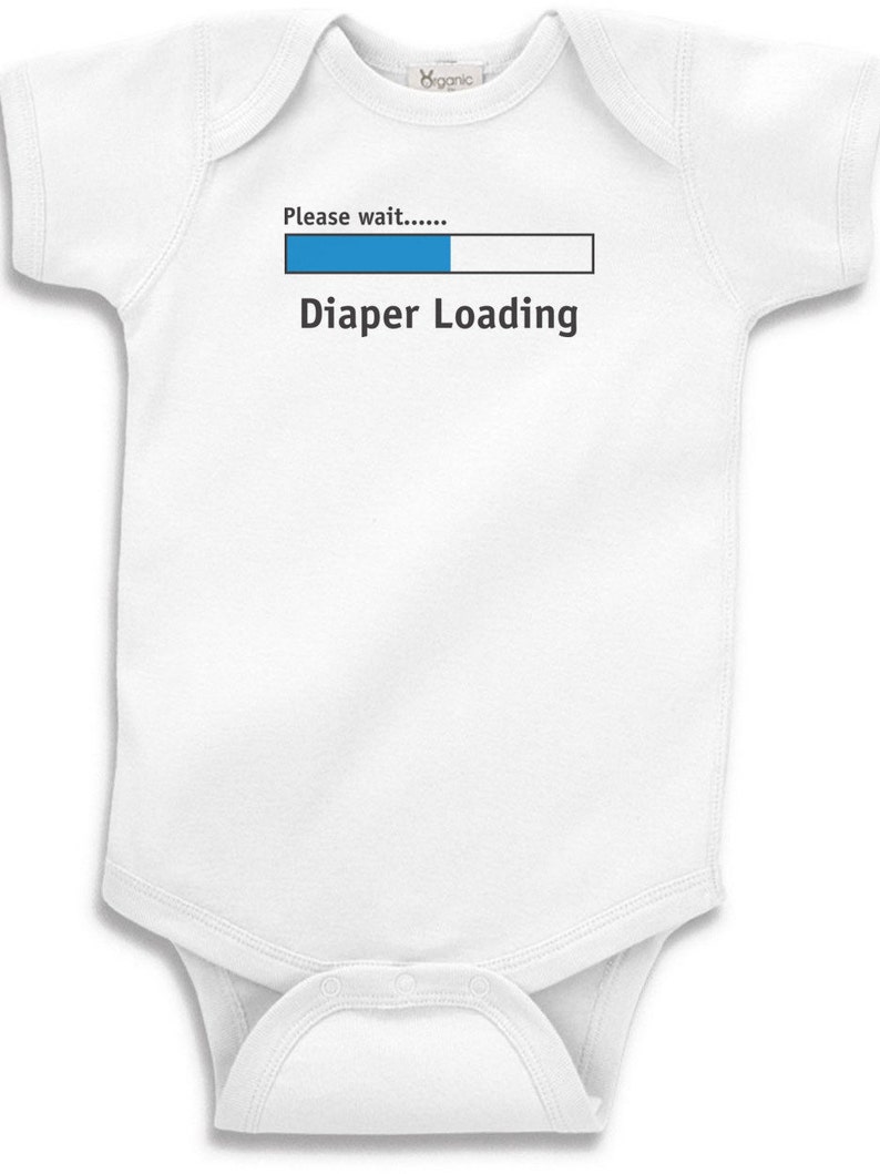 Diaper Loading Please Wait Bodysuit