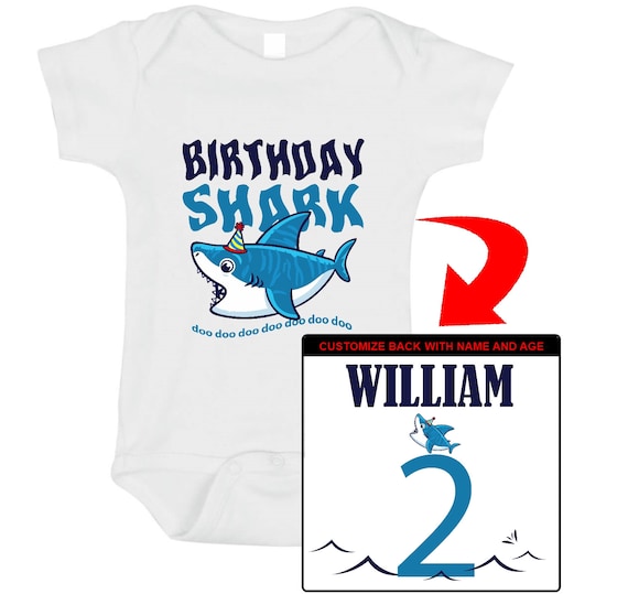 Whale Happy Birthday Custom Birthday T-Shirt Customized with any name and age