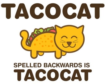 Tacocat spelled backwards is Tacocat T-Shirt